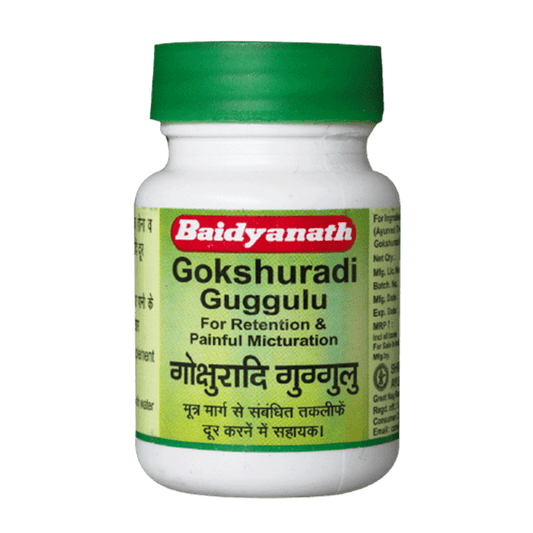 Buy Baidyanath Gokshuradi Guggulu - 80 tabs from DrMediCart, Ship from India to USA