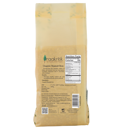 Praakritik Organic Basmati Rice