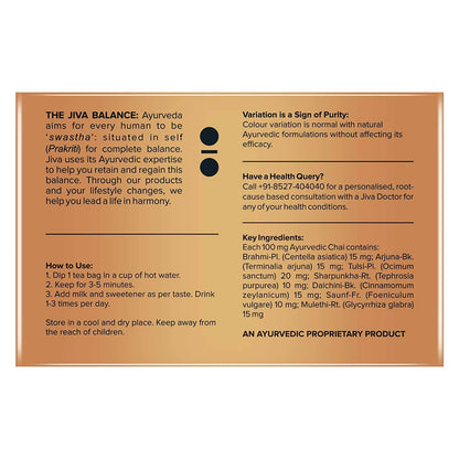 Jiva Ayurveda Ayurvedic Chai