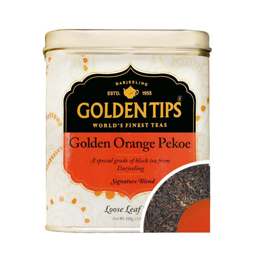 Golden Tips Golden Orange Pekoe Tea - Tin Can