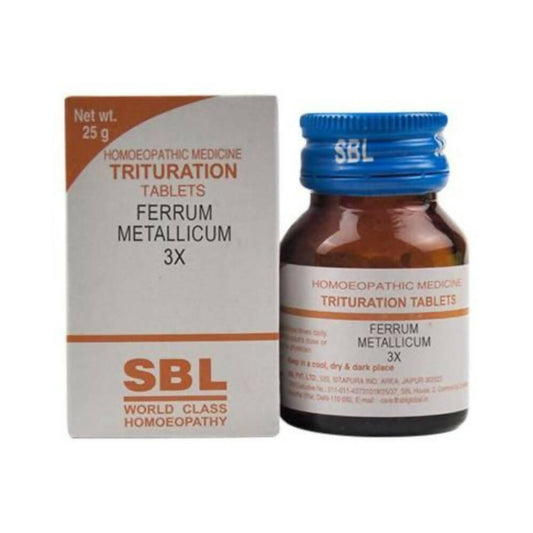 Buy SBL Homeopathy Ferrum Metallicum Trituration Tablets from DrMediCart, Ship from India to USA