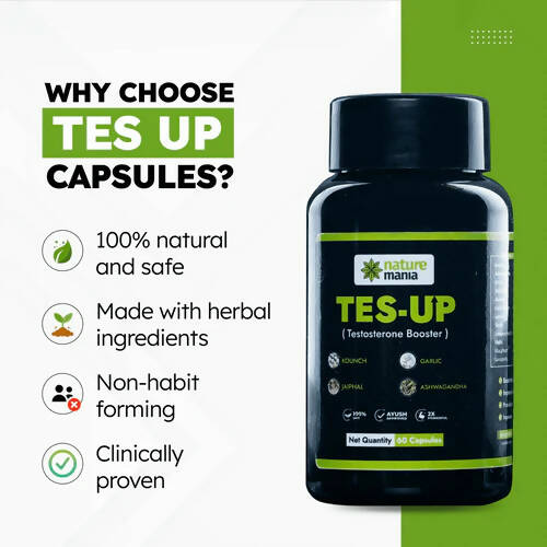 Nature Mania Tes-Up Capsules (Testo Booster)