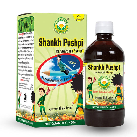 Buy Basic Ayurveda Shankh Pushpi Ka Sharbat from DrMediCart, Ship from India to USA