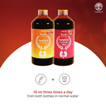 Uveda Naturals Nephro Panchamrit and Nephro Panchamrit Plus Sugar Free Combination