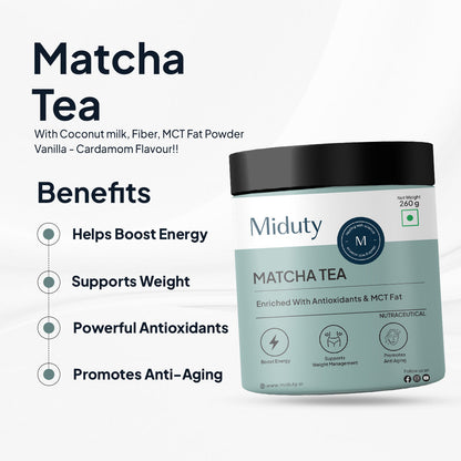 Miduty by Palak Notes Matcha Tea