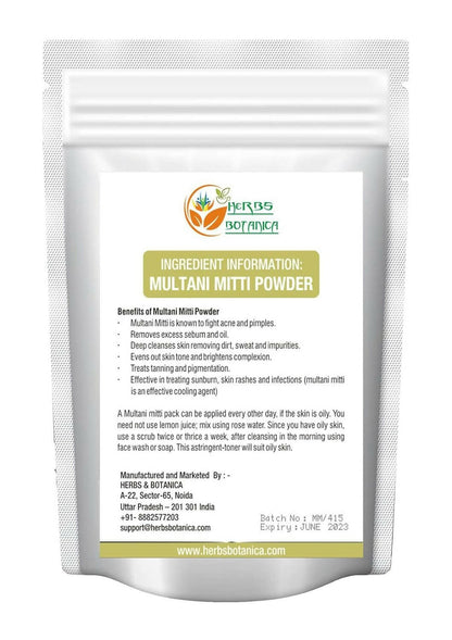 Herbs Botanica 100% Natural Multani Mitti Powder - DrMediCart