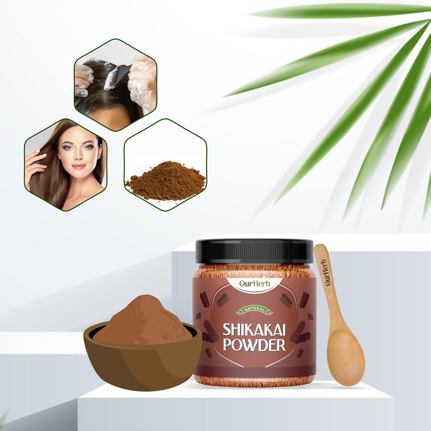 OurHerb Pure & Natural Shikakai Powder For Hair Care
