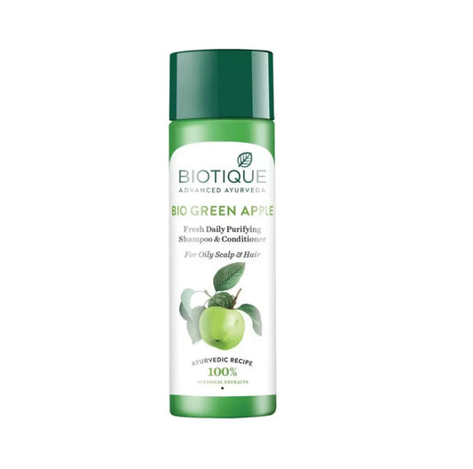 Buy Biotique Bio Green Apple Fresh Daily Purifying Shampoo and Conditioner from DrMediCart, Ship from India to USA