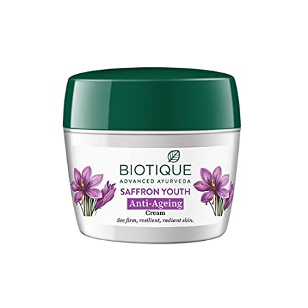 Biotique Advanced Ayurveda Bio Saffron Youth Anti-aging Cream -  buy in usa 