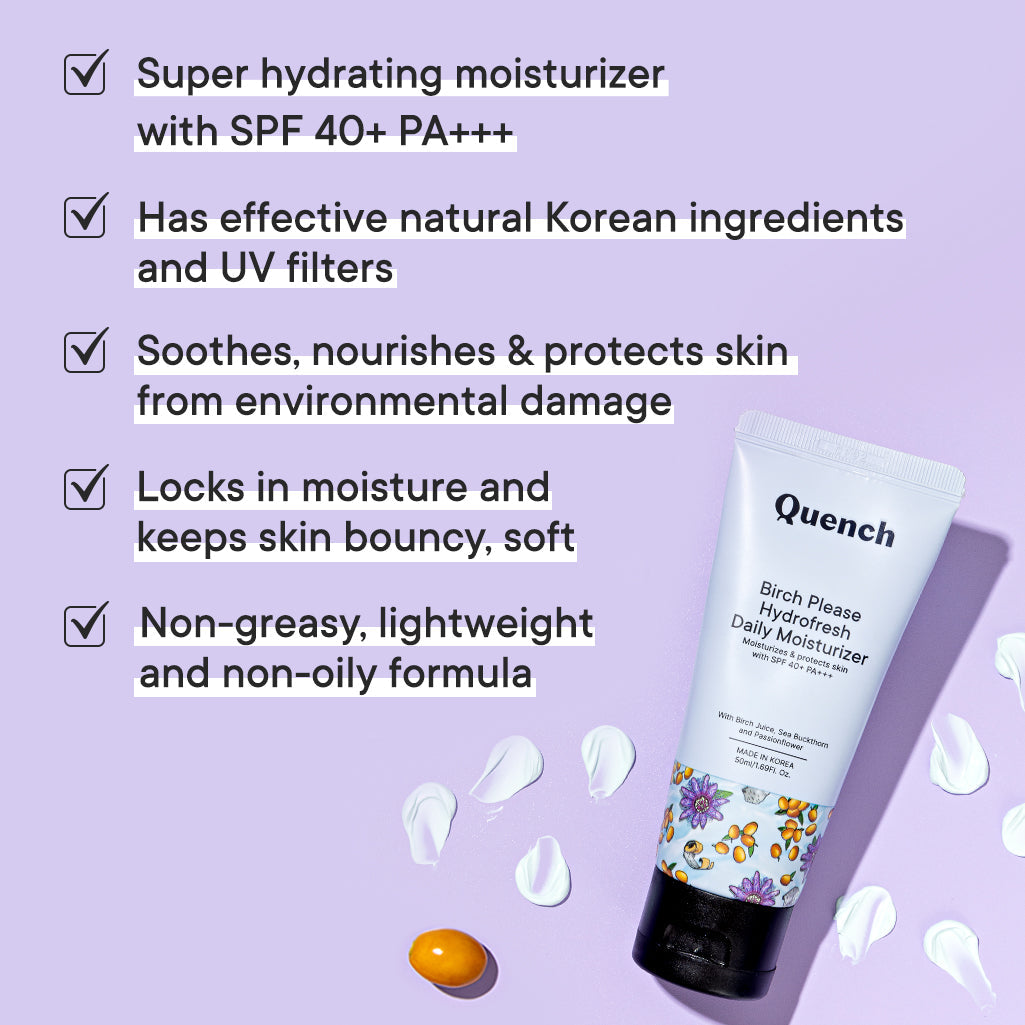 Buy Quench Botanics Birch Please Hydro Fresh Daily Moisturizer from DrMediCart, Ship from India to USA