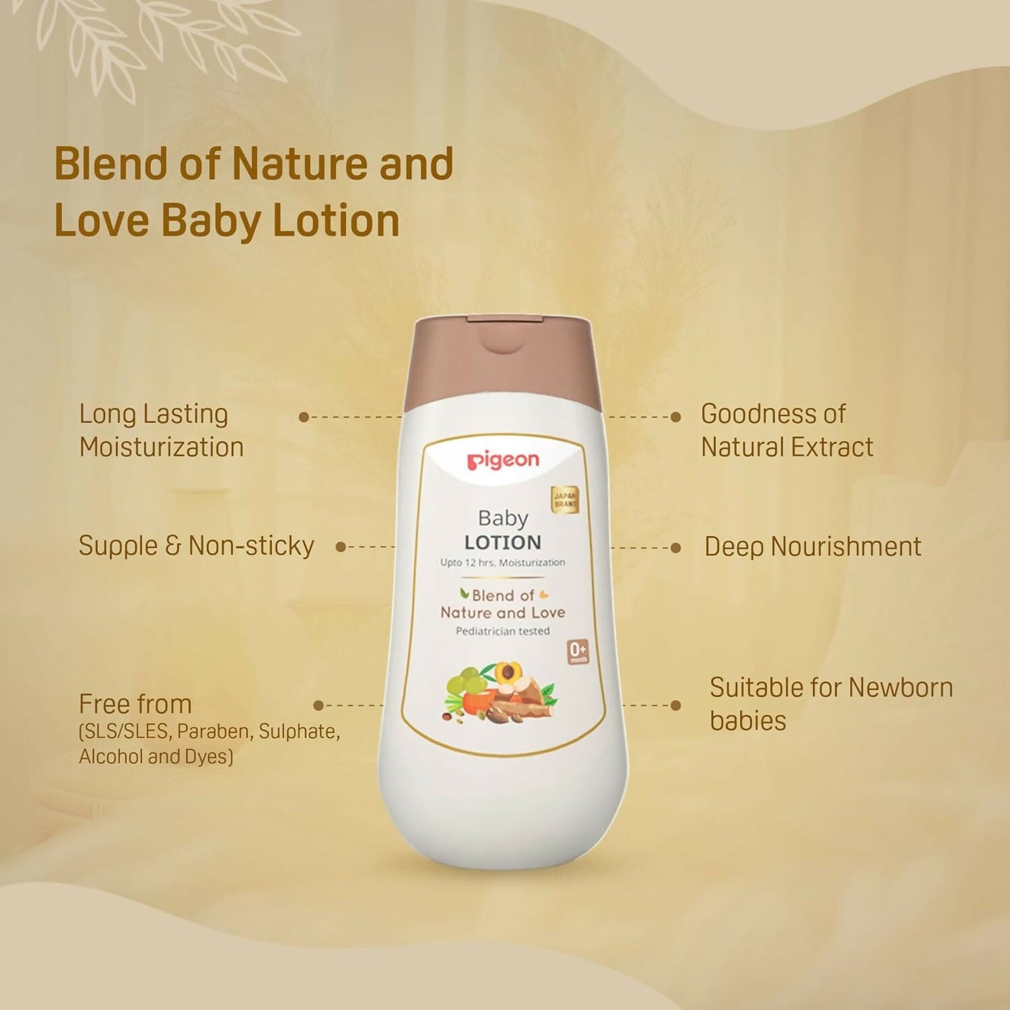 Pigeon Baby Lotion - Upto 12 hrs Moisturization