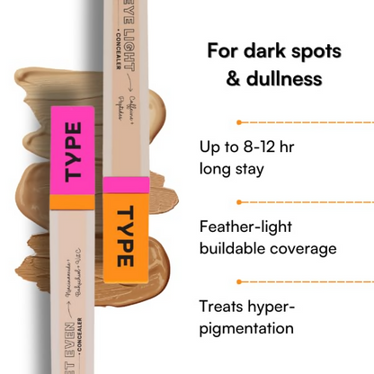 Type Beauty Get Even Concealer - Chai 30