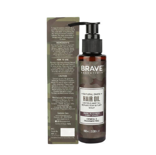 Brave Essentials Natural Onion Hair Oil