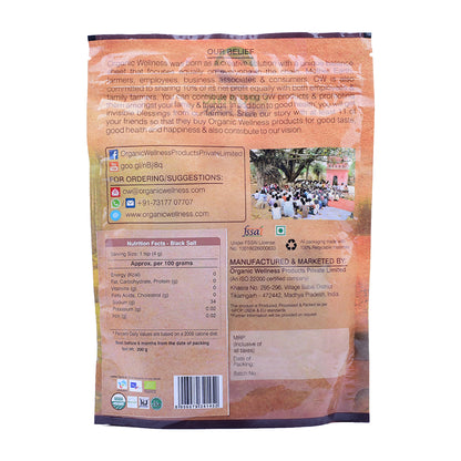 Organic Wellness Black Salt