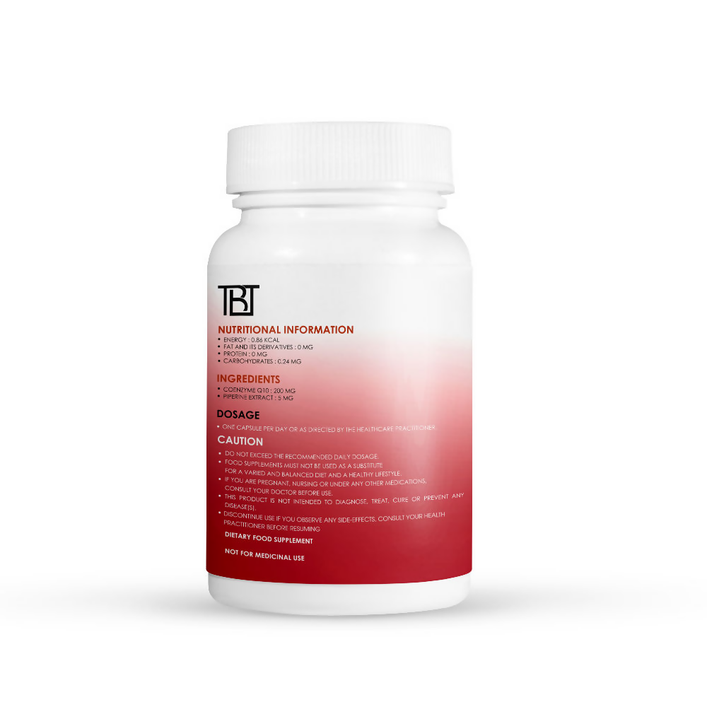 The Body Temple Coenzyme Q10 200 mg For Heart Health Capsules