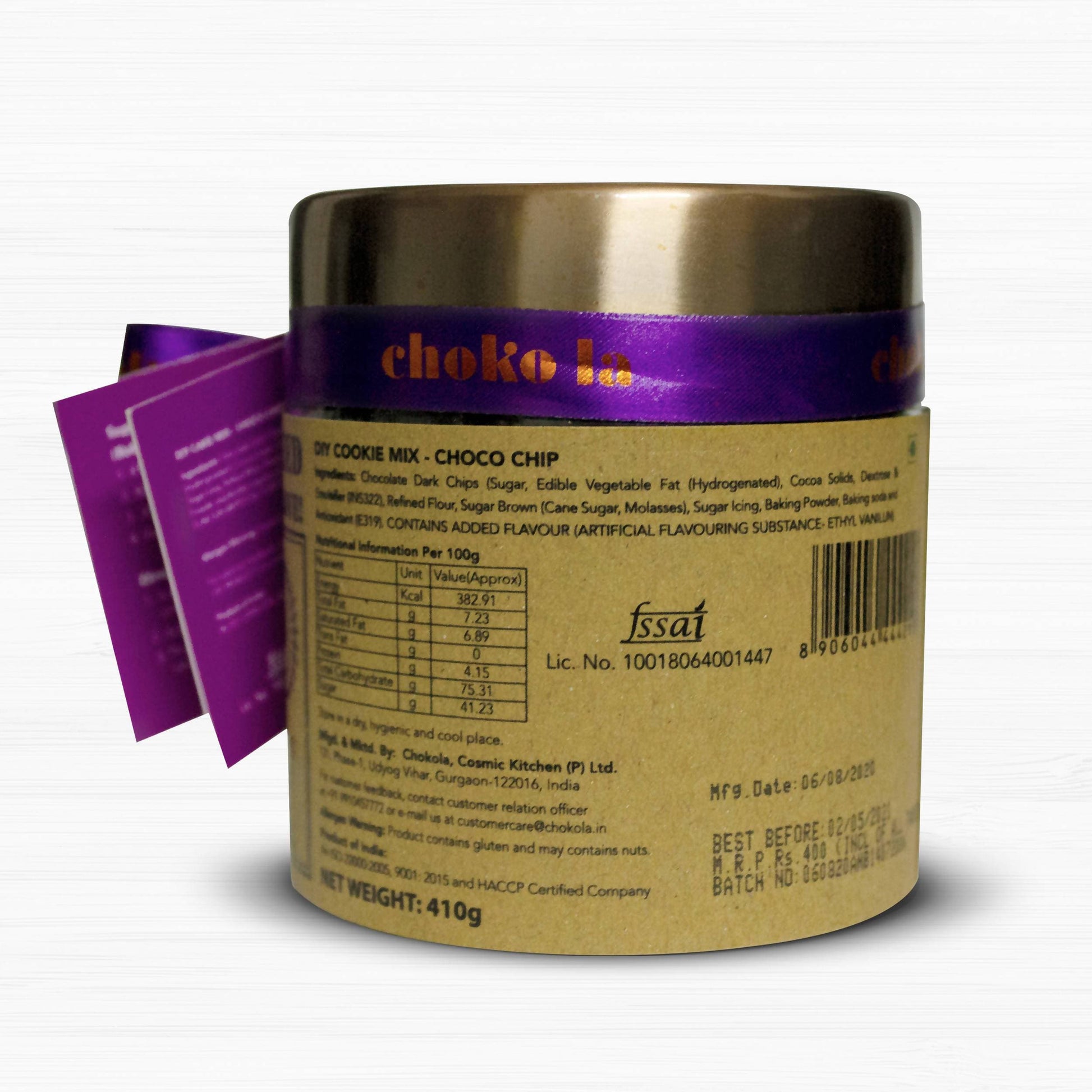 Choko La Homemade Happiness DIY Cookie Choco Chip Mix