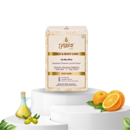 Yogez La Mu Shu Radiant Papaya Glow Soap