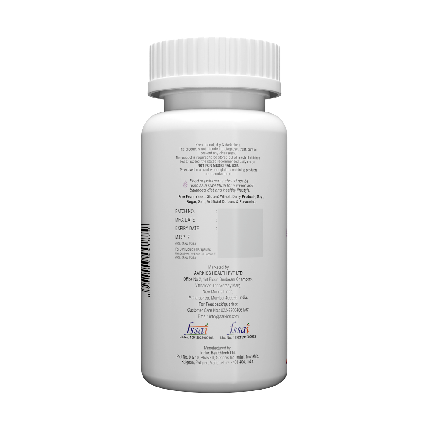 HealthAid HairSkiNail (Multivitamins for Hair, Skin and Nail) Tablets