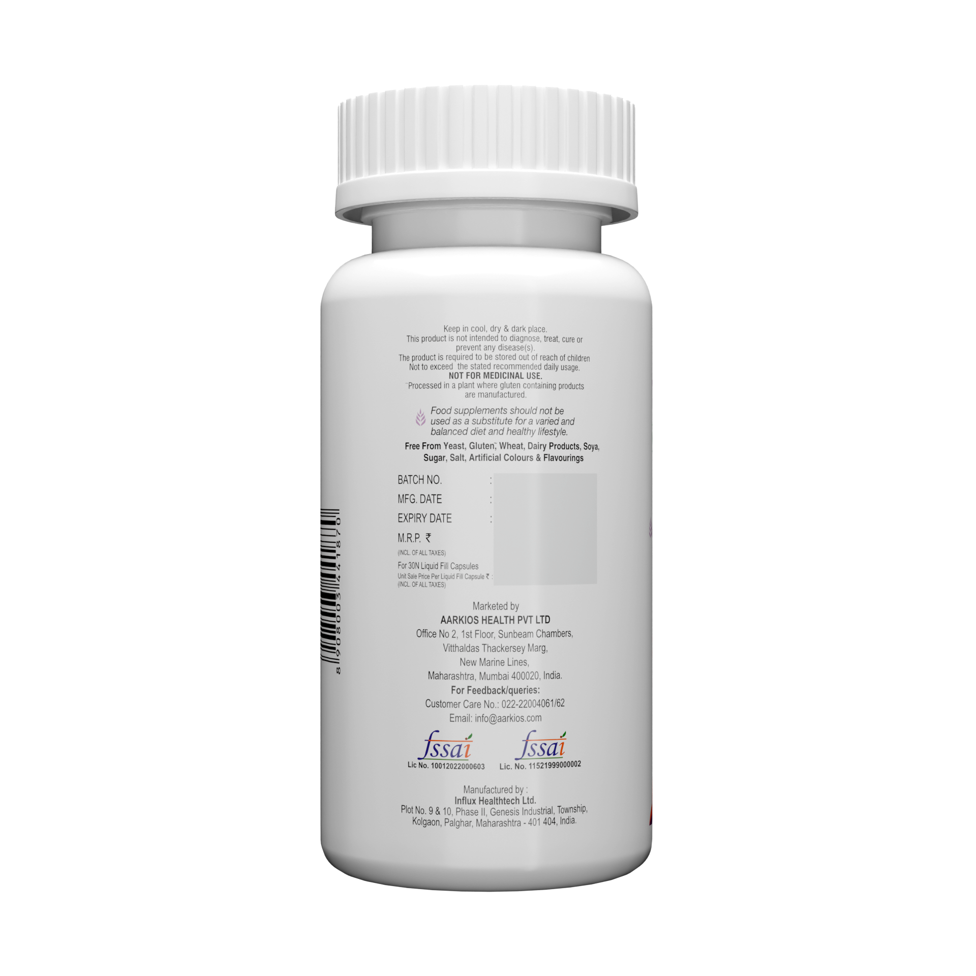HealthAid HairSkiNail (Multivitamins for Hair, Skin and Nail) Tablets