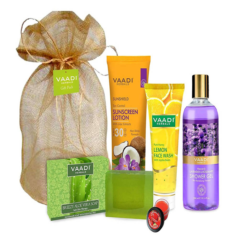Buy Vaadi Herbals All Purpose Complete Skin Care Travel Kit from DrMediCart, Ship from India to USA