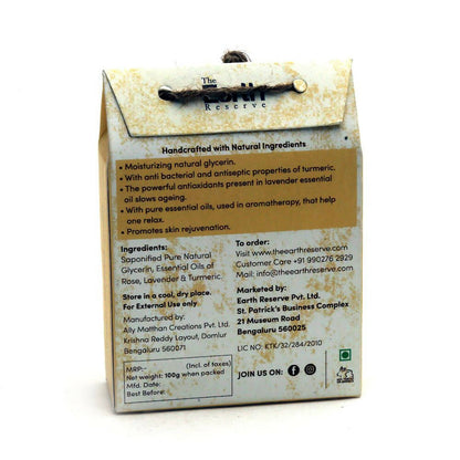 The Earth Reserve Lavender & Turmeric Infused Soap