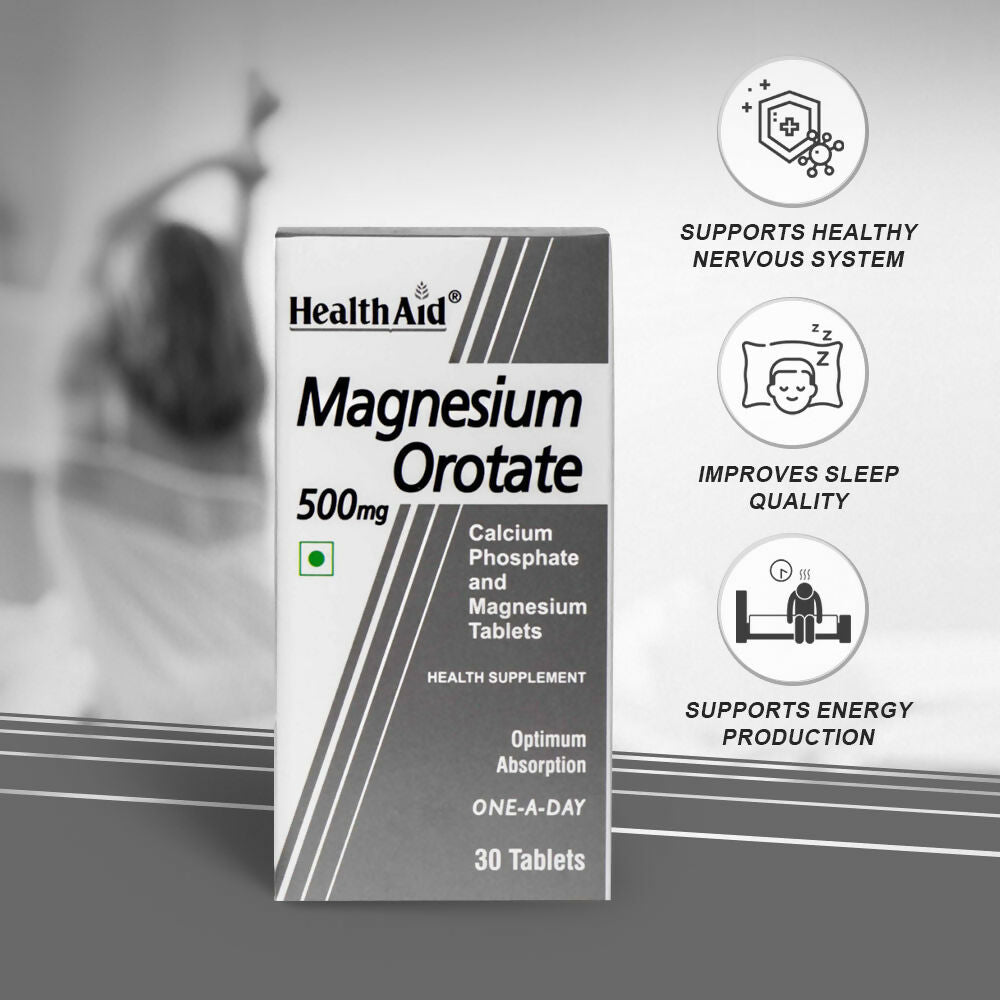 HealthAid Magnesium Orotate 500 mg Tablets