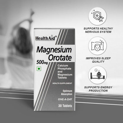 HealthAid Magnesium Orotate 500 mg Tablets