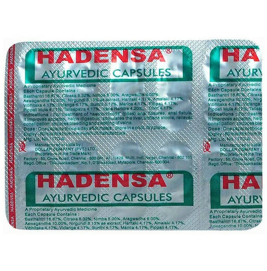Buy Dollar Hadensa Capsules from DrMediCart, Ship from India to USA