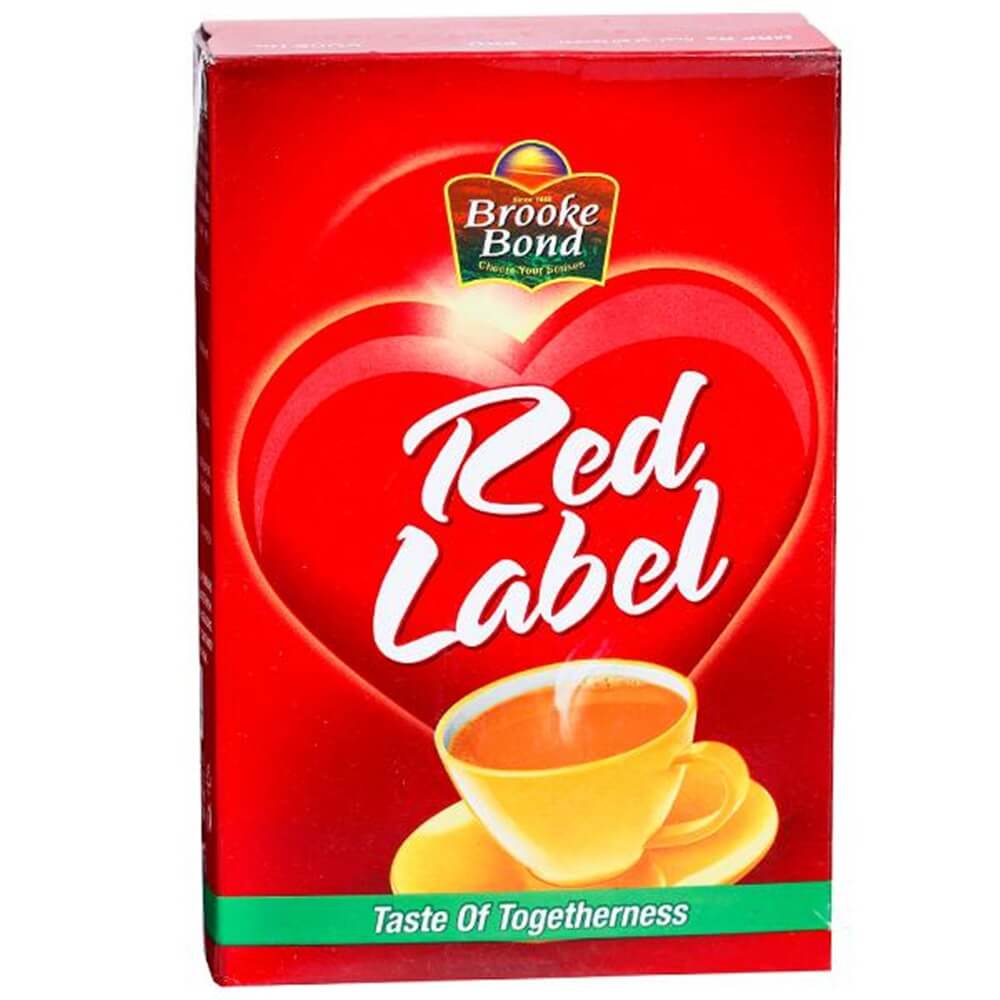 Brooke Bond Red Label Tea | Premium Powdered Strong Black Chai from the Best Choosen Leaves