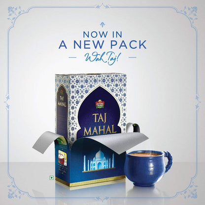Brooke Bond Taj Mahal Tea - India's Premium Chai, Rich & Flavourful Tea