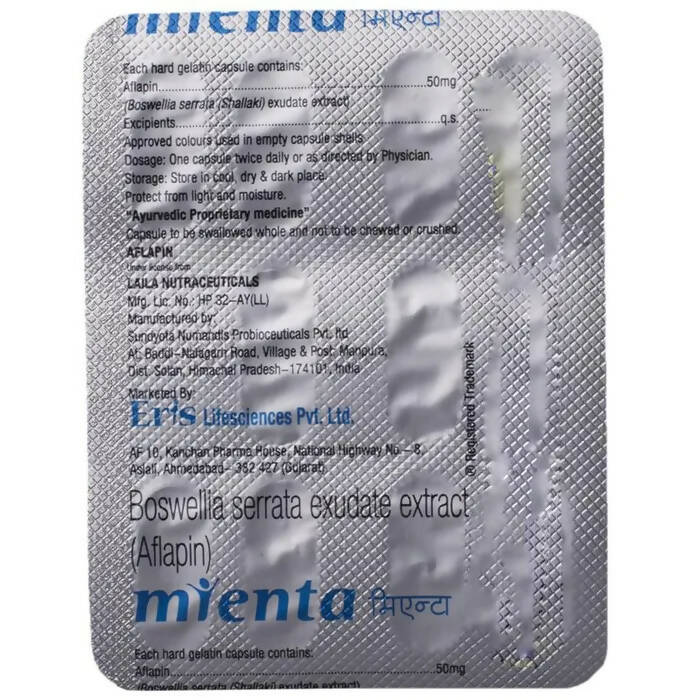 Mienta 50mg Capsules