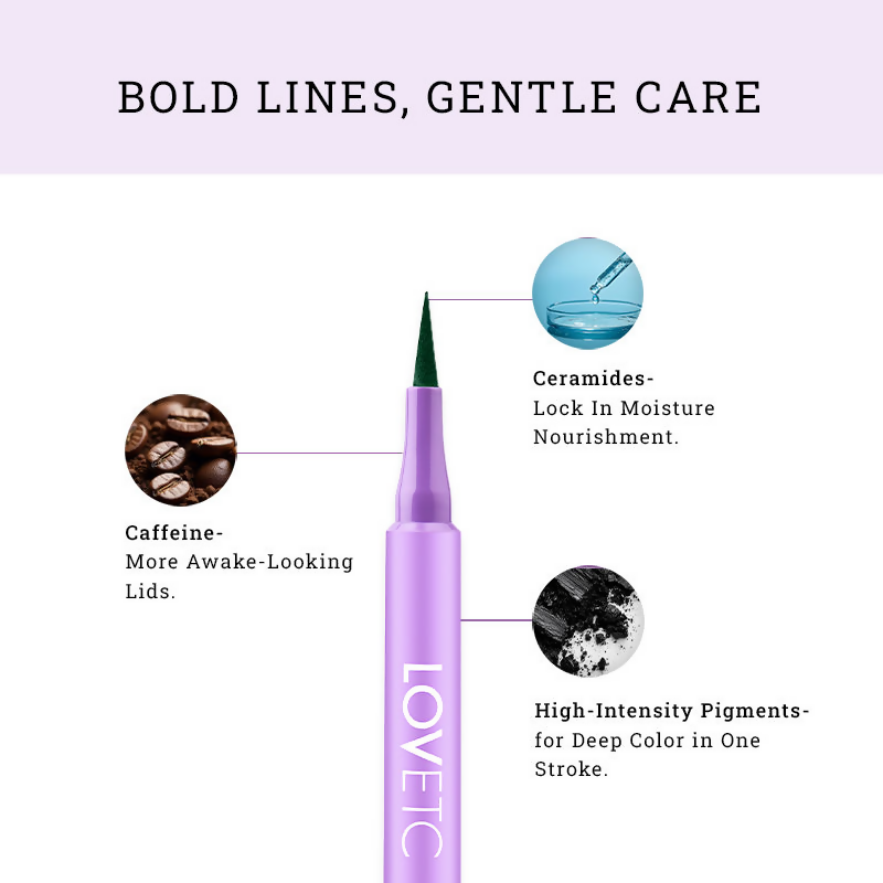 LOVETC Eyefinity Pro Finesse Sketch Eyeliner - Green Light Go