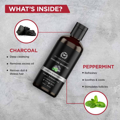The Man Company Charcoal Shampoo - Drmedicart