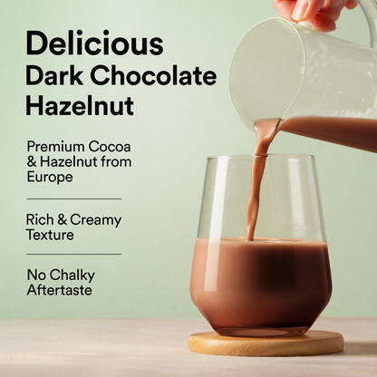Wellbeing Nutrition Organic Plant Protein Isolate Dark Chocolate Hazelnut, 3B CFU Probiotics