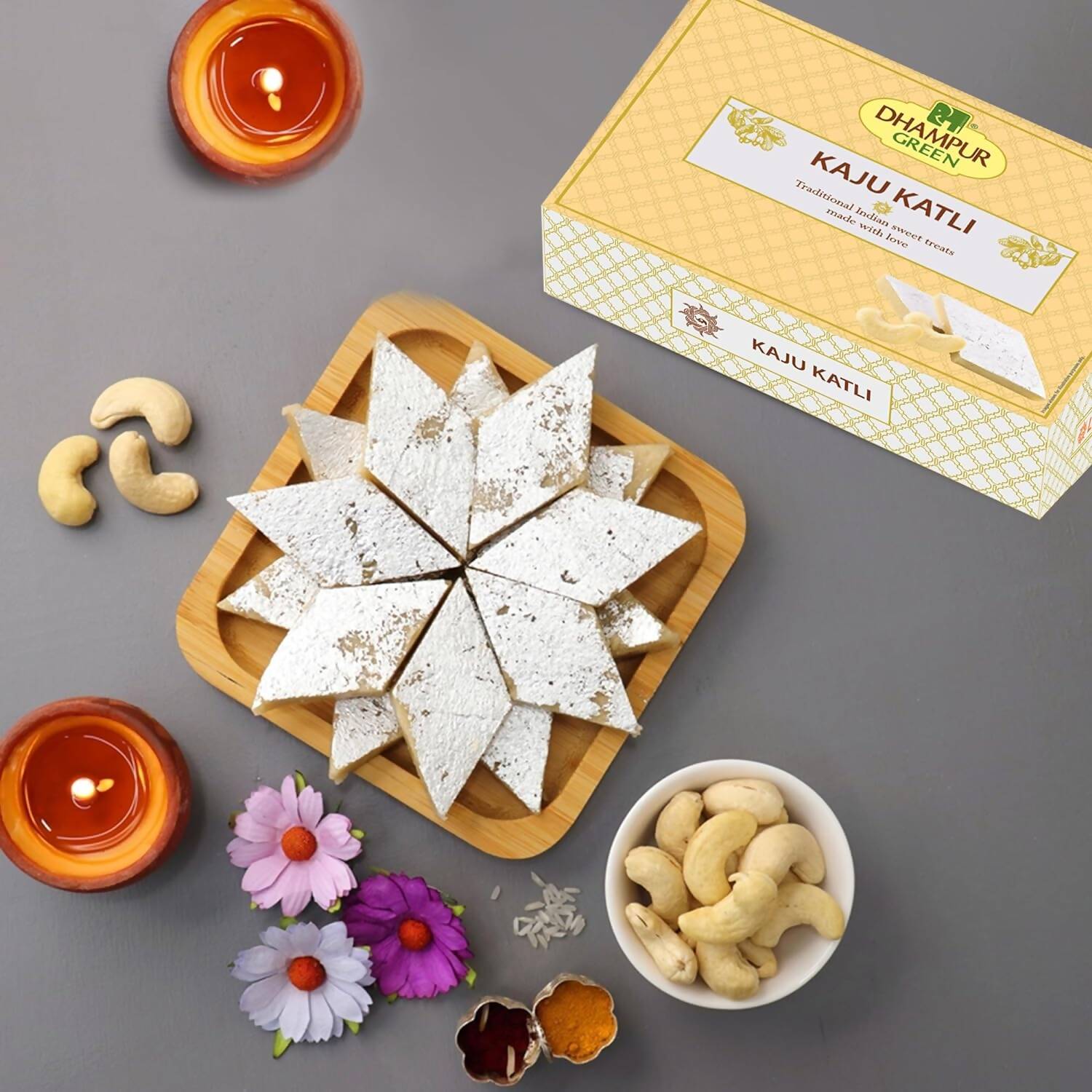 Dhampur Green Kaju Katli