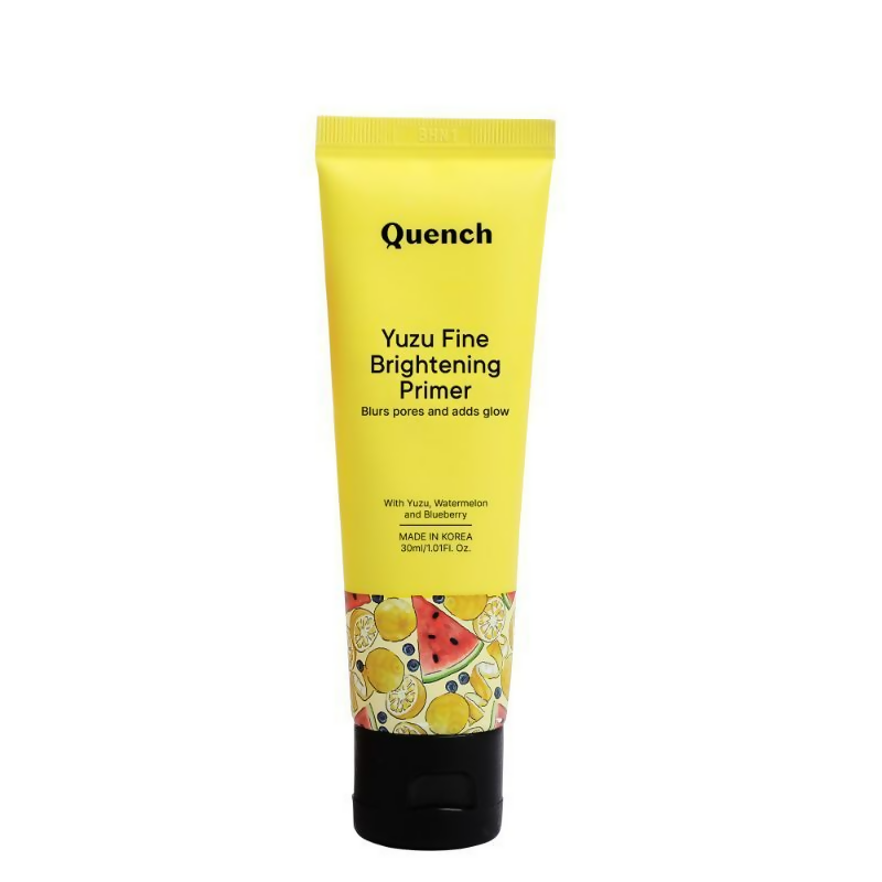 Quench Vitamin C Brightening Primer with Yuzu Extracts & Hydrates & Brightens Skin