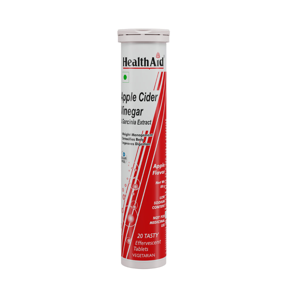 HealthAid Apple Cider Vinegar & Garcinia Extract Effervescent Tablets