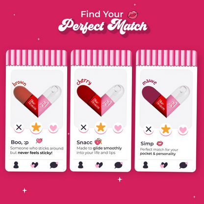 Blue Heaven Love Duo 2-In-1 Clear & Tinted Lip Gloss - Simp ( (Clear+ Mauve)