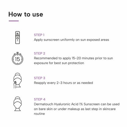 Dermatouch Hyaluronic Sunscreen Hydrating Ultra Light Aqua Gel