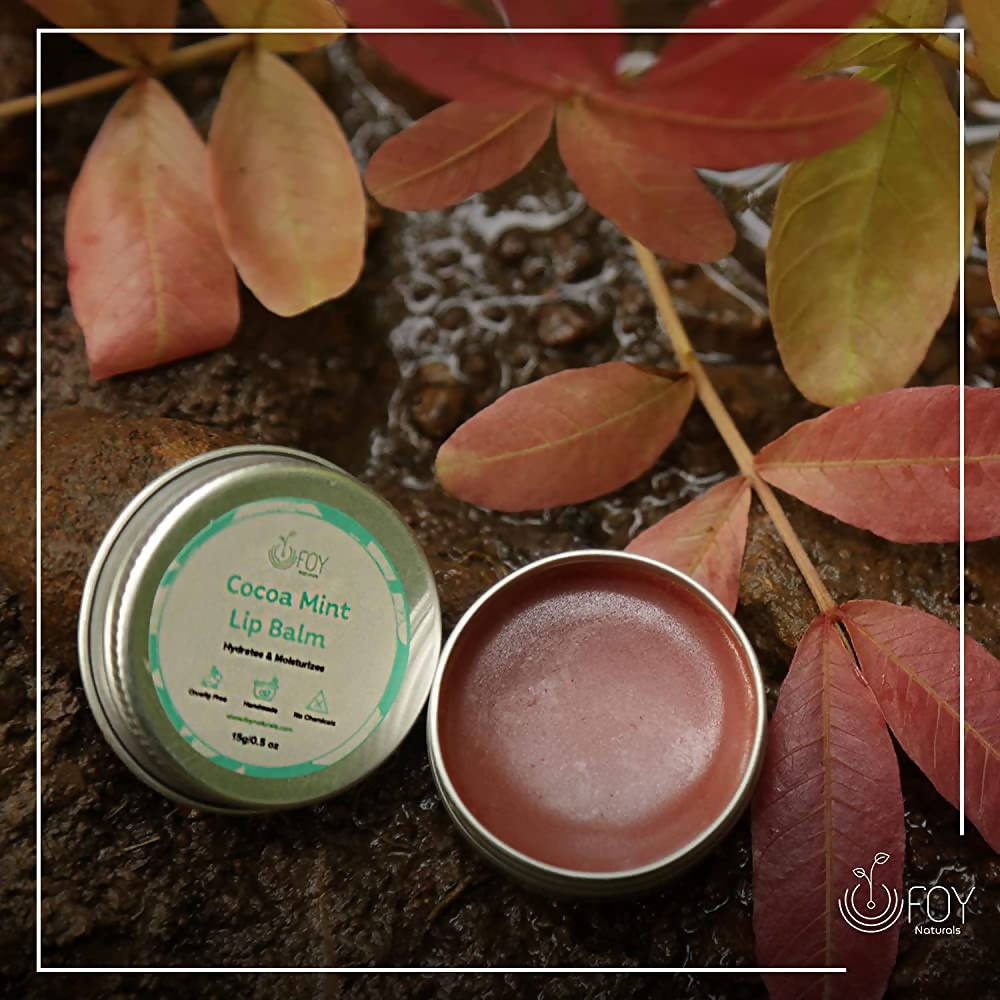 FOY Naturals Cocoa Mint Lip Balm