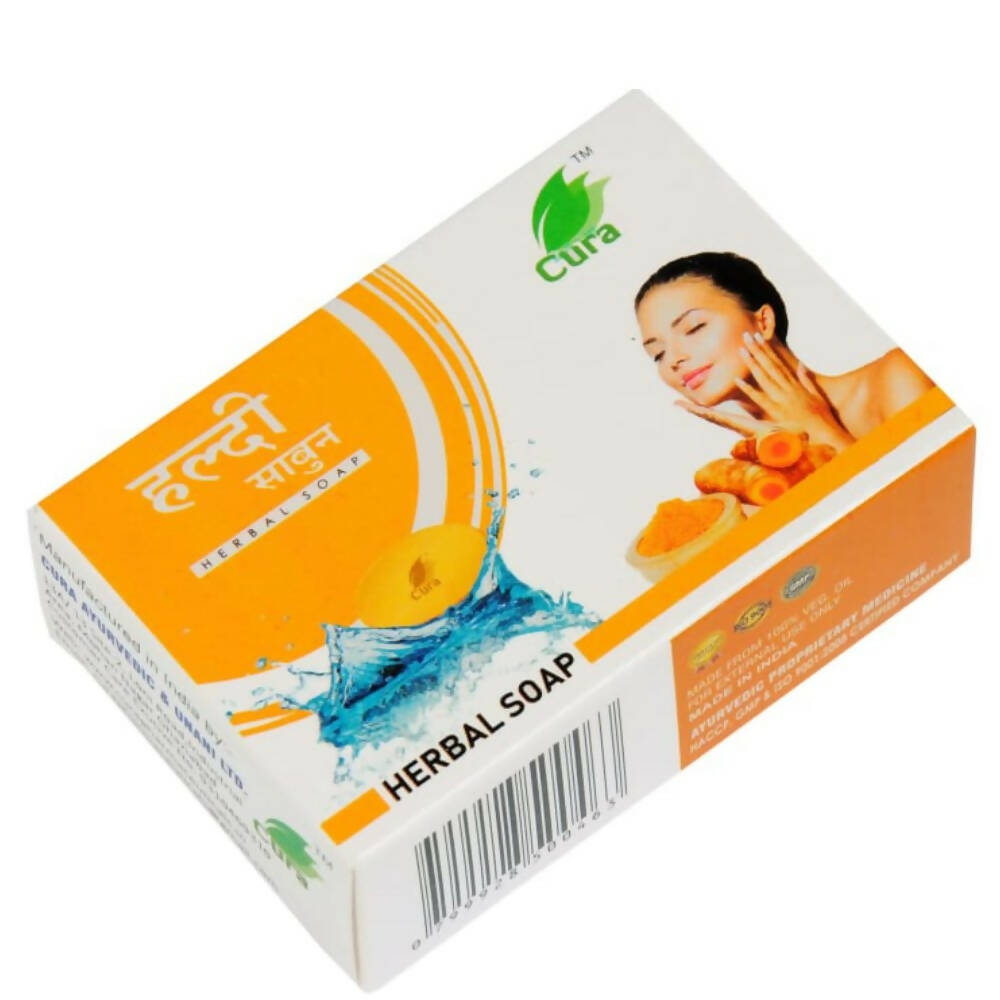 Buy Cura Turmeric Herbal Soap from DrMediCart, Ship from India to USA