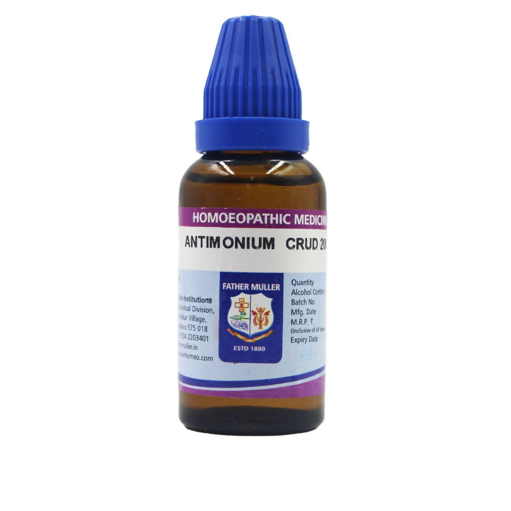 Father Muller Antimonium Crudum Dilution