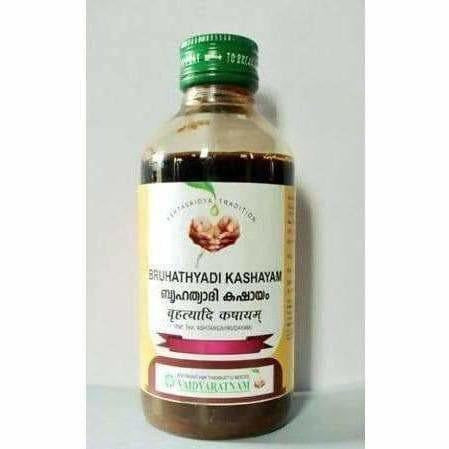 Buy Vaidyaratnam Bruhathyadi Kashayam / Brihatyadi Kashayam from DrMediCart, Ship from India to USA