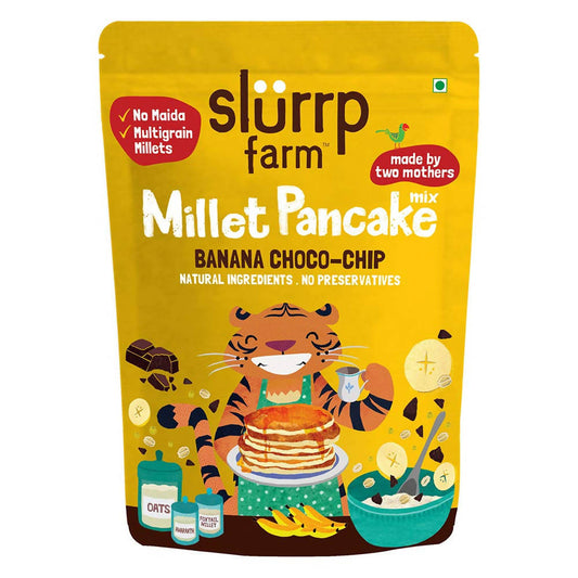Buy Slurrp Farm Banana Choco-Chip Millet Pancake Mix from DrMediCart, Ship from India to USA