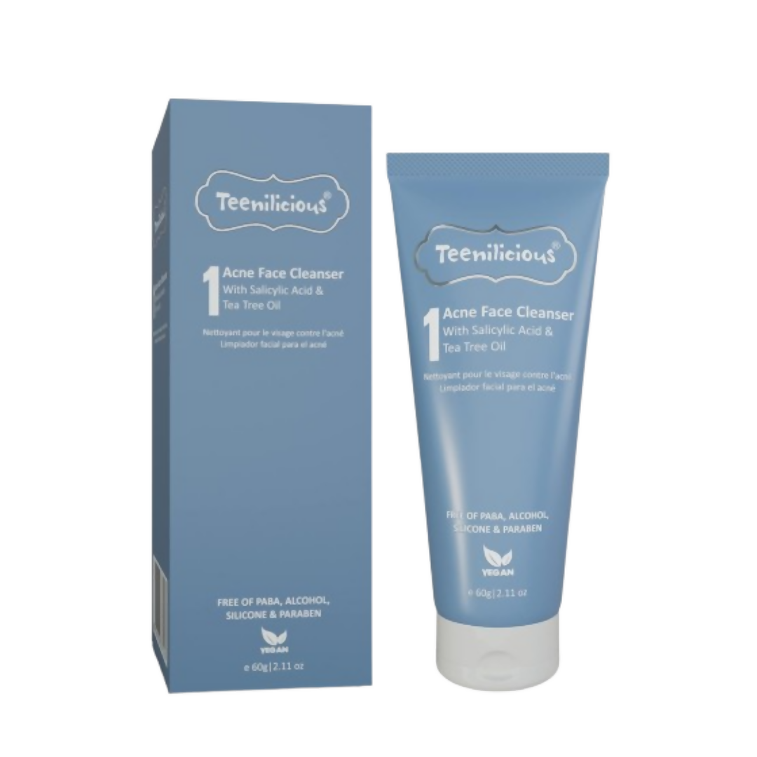 Teenilicious Acne Face Cleanser With 1.5% Salicylic Acid & Tea Tree Oil