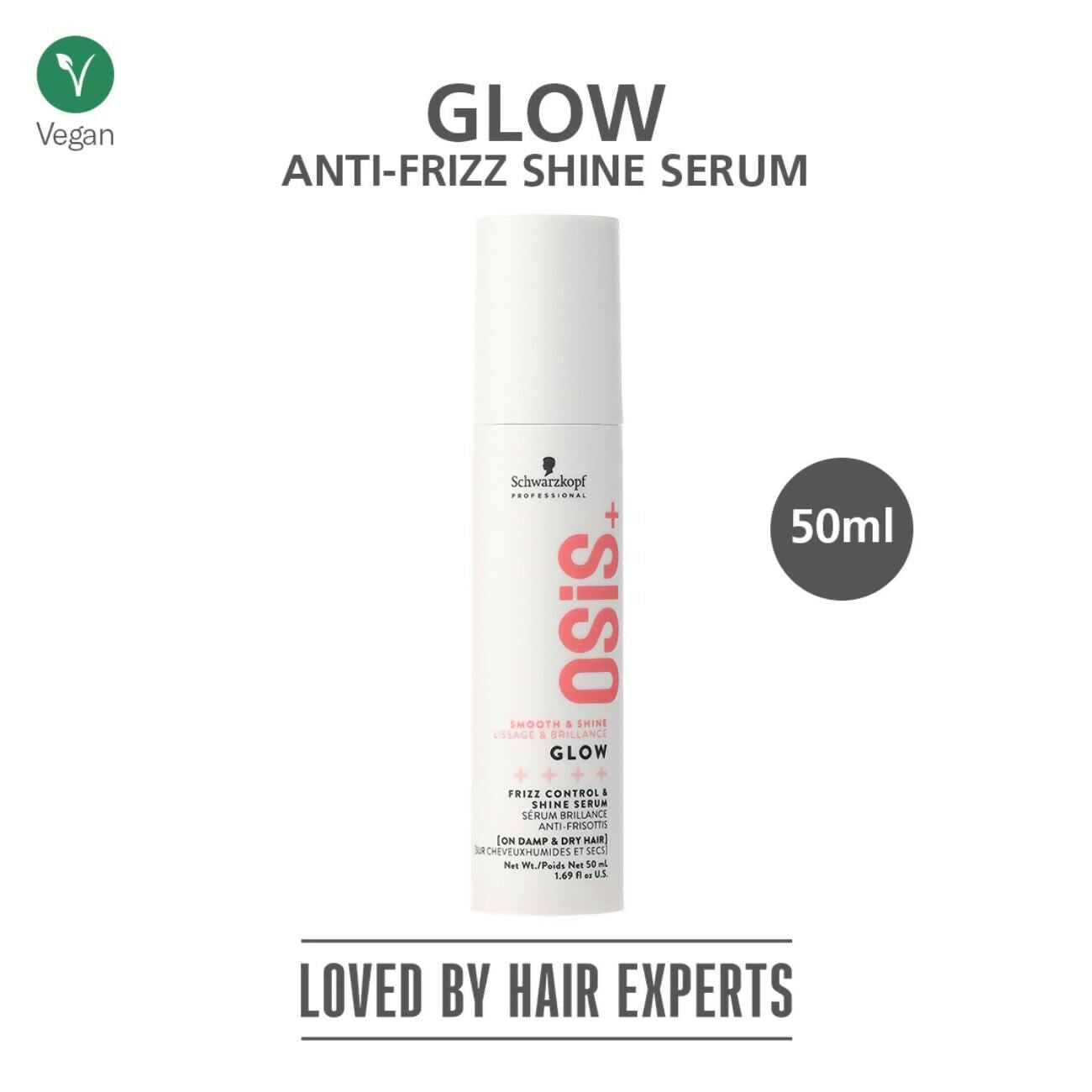 Schwarzkopf Professional OSiS+ Glow Anti-Frizz Shine Serum - Limited Time Offer