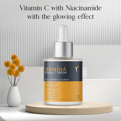 DERMINA Skin-brightening Vit C Serum – Protect, Repair, and Nourish