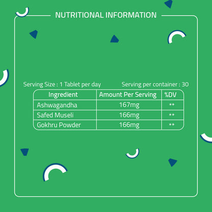 Laurik Ashwagandha Tablets With 5% Withanolides Ashwagandha For Natural Vitality For Men & Women