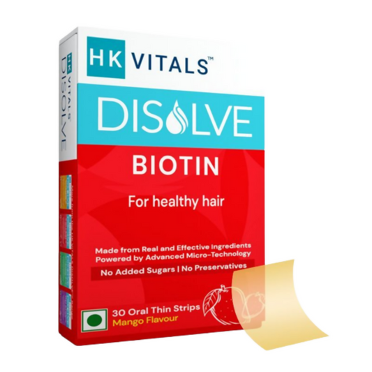 HK Vitals Disolve Biotin Strips - Mango Flavour