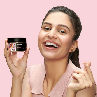 Quench Moisturizing Body Butter with Cherry Blossom Repairs Dry Damaged Skin